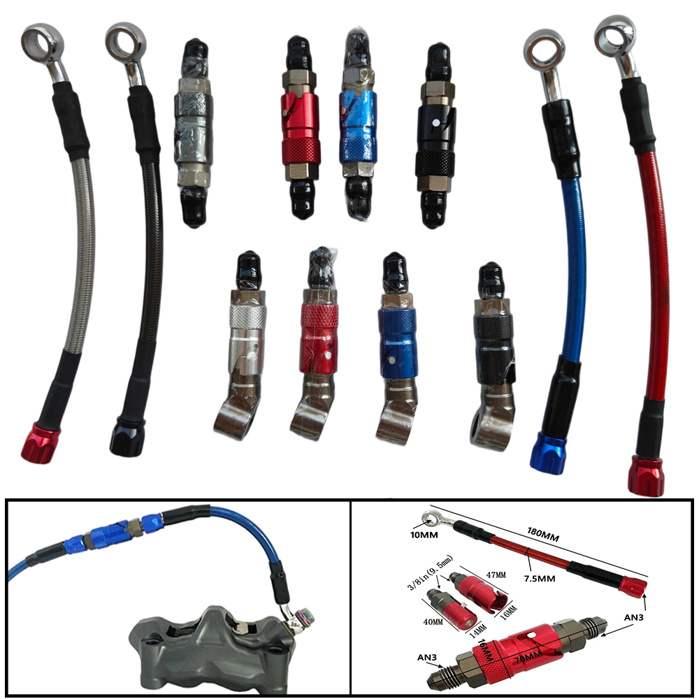 Motorcycle Brake Cable - Kit adaptador de manguera de freno