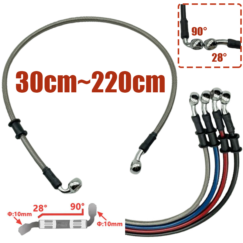 Motorcycle Brake Cable - Plata 30cm A 220cm 28 °