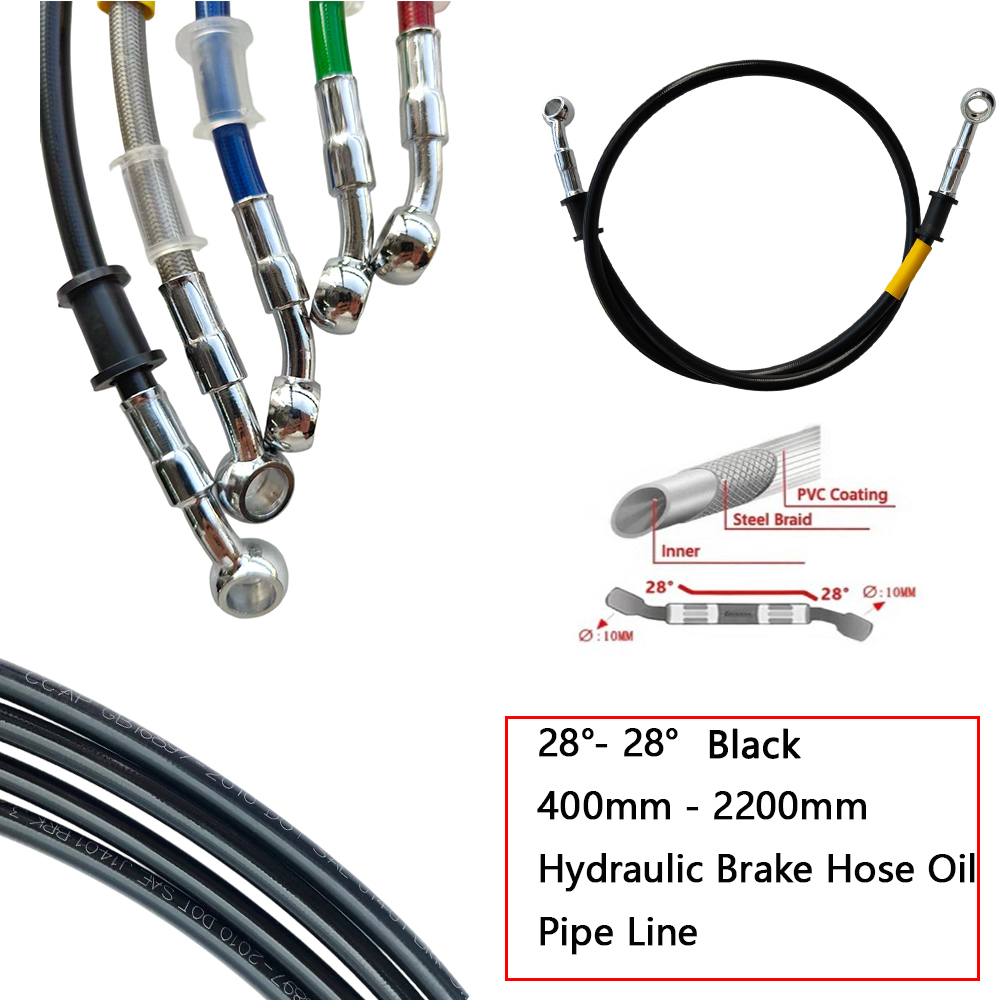 Motorcycle Brake Cable - 28 ° -28 ° Manguera de