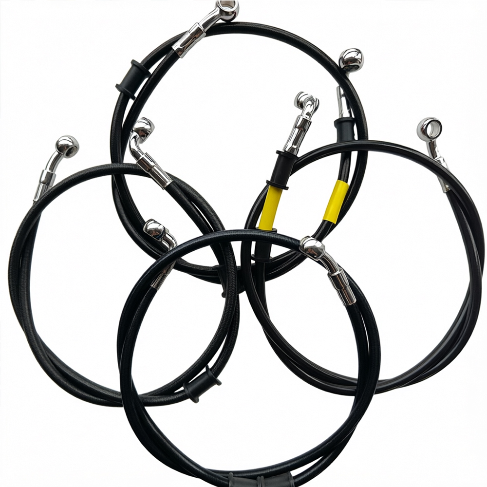 Negro 28 ° -90 °   Manguera de - Motorcycle Brake Cable reseña y precio