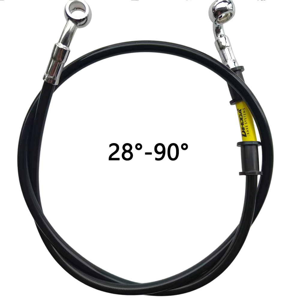 Negro 28 ° -90 °   Manguera de - Motorcycle Brake Cable reseña y precio