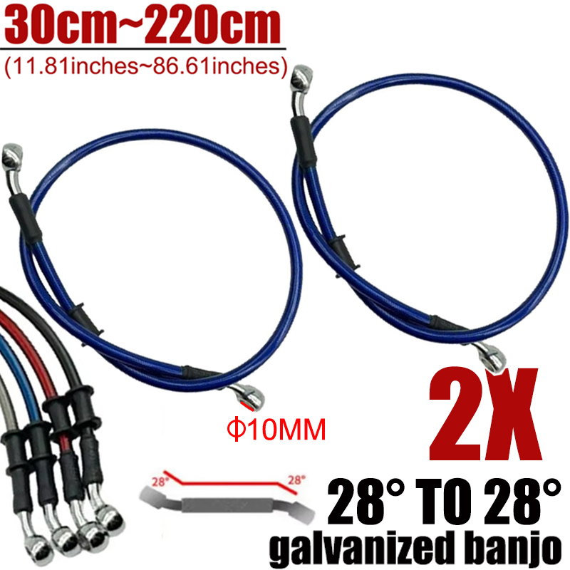 2X Universal 30cm-220cm 28 °   - Motorcycle Brake Cable reseña y precio
